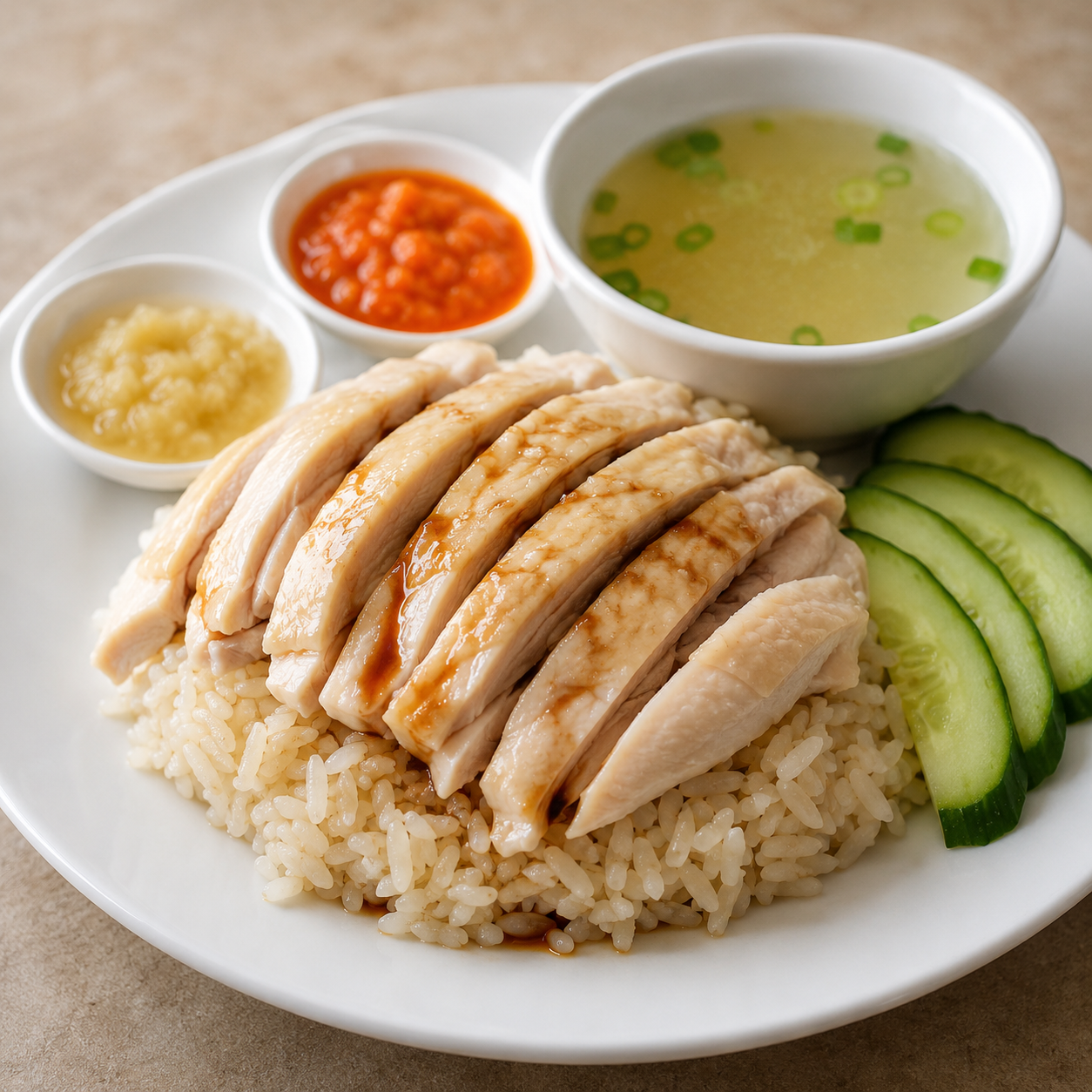 Hainanese Chicken Rice — Singapore's national dish